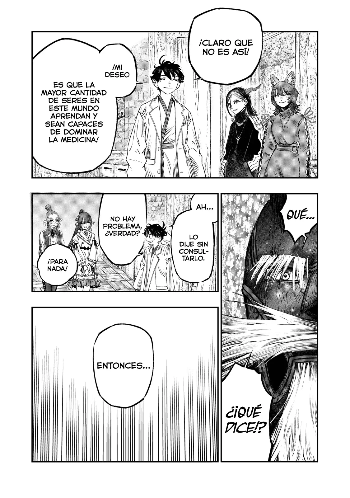 Koudou ni Hattatsu Shita Igaku wa Mahou to Kubetsu ga Tsukanai Capitulo 22: Fotosensibilidad página 40