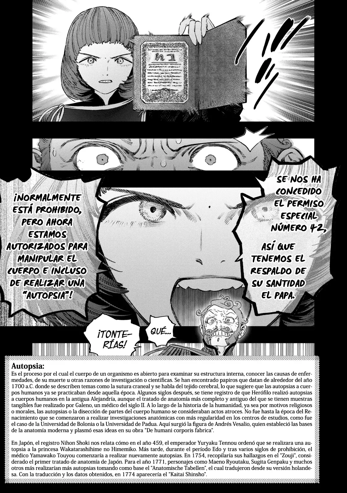 Koudou ni Hattatsu Shita Igaku wa Mahou to Kubetsu ga Tsukanai Capitulo 27: Medicina Forense página 16