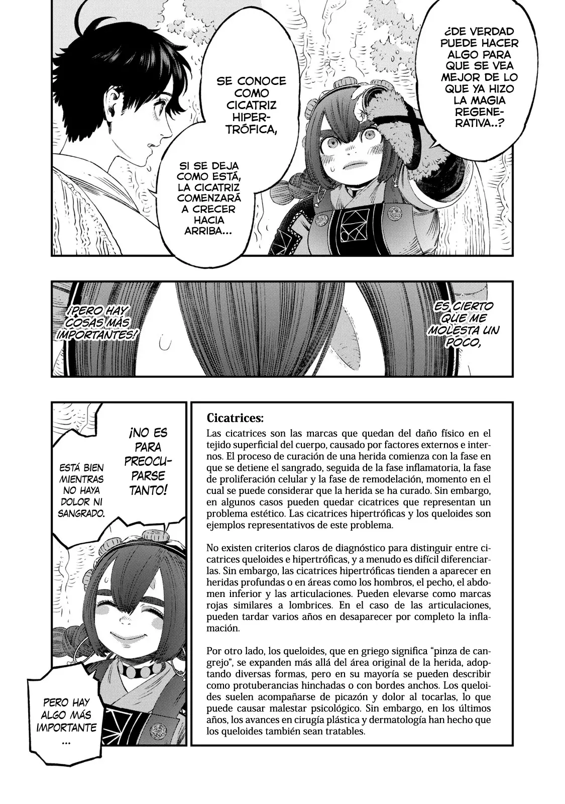 Koudou ni Hattatsu Shita Igaku wa Mahou to Kubetsu ga Tsukanai Capitulo 31: Codo de niñera = Subluxación de codo página 17