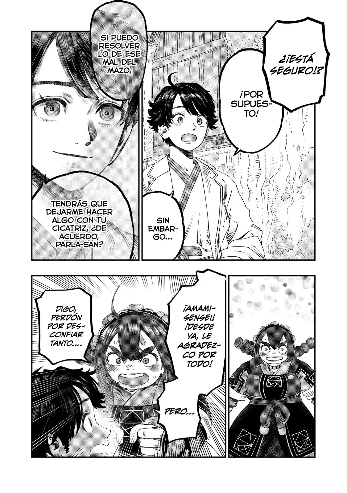 Koudou ni Hattatsu Shita Igaku wa Mahou to Kubetsu ga Tsukanai Capitulo 31: Codo de niñera = Subluxación de codo página 19