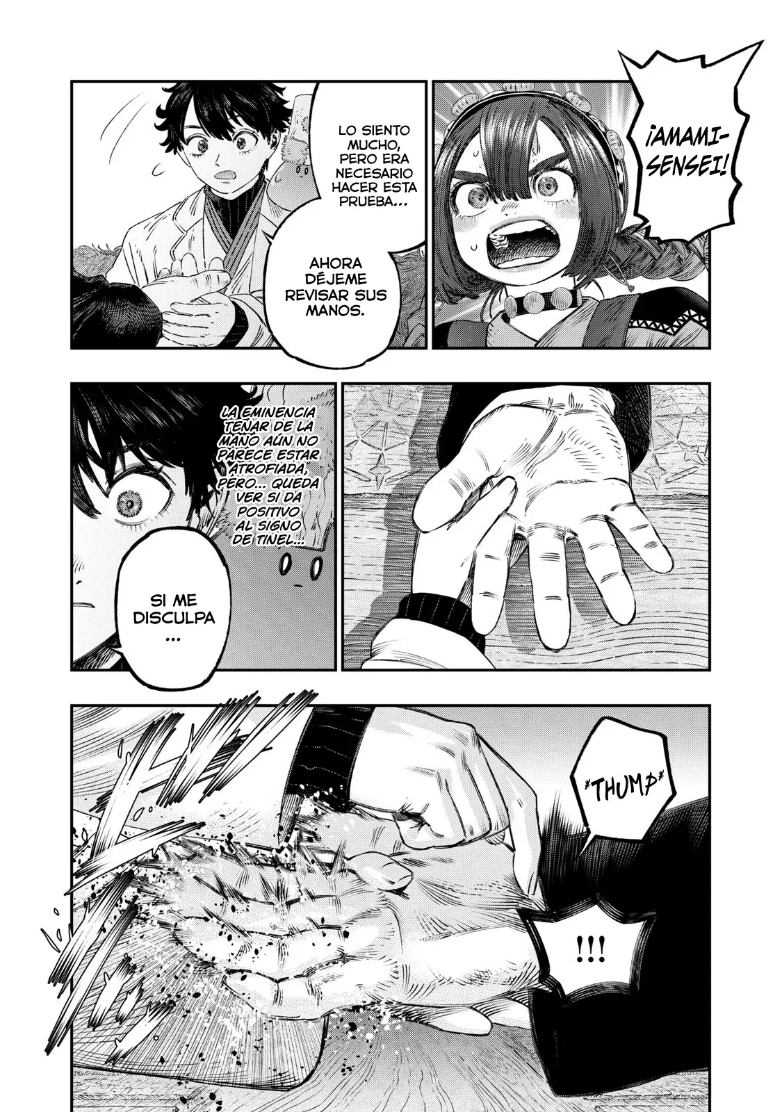 Koudou ni Hattatsu Shita Igaku wa Mahou to Kubetsu ga Tsukanai Capitulo 32: Síndrome del túnel carpiano página 26