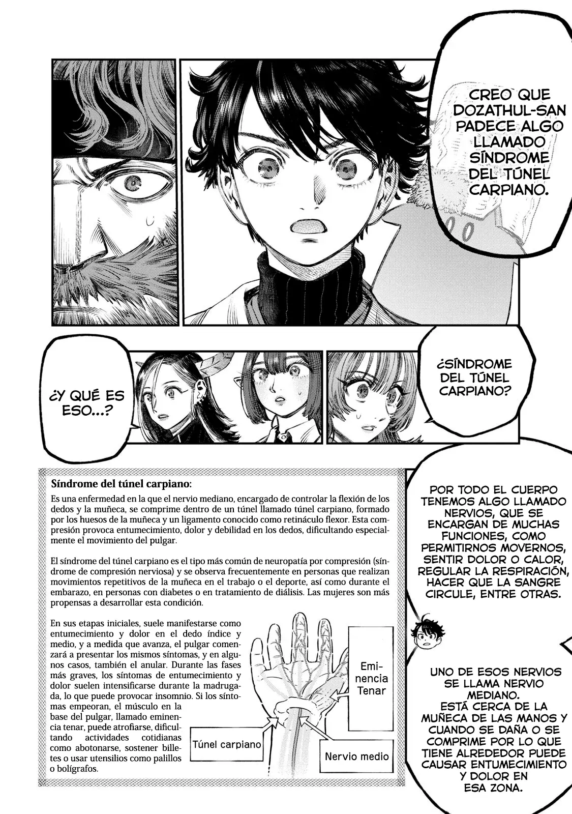 Koudou ni Hattatsu Shita Igaku wa Mahou to Kubetsu ga Tsukanai Capitulo 32: Síndrome del túnel carpiano página 29
