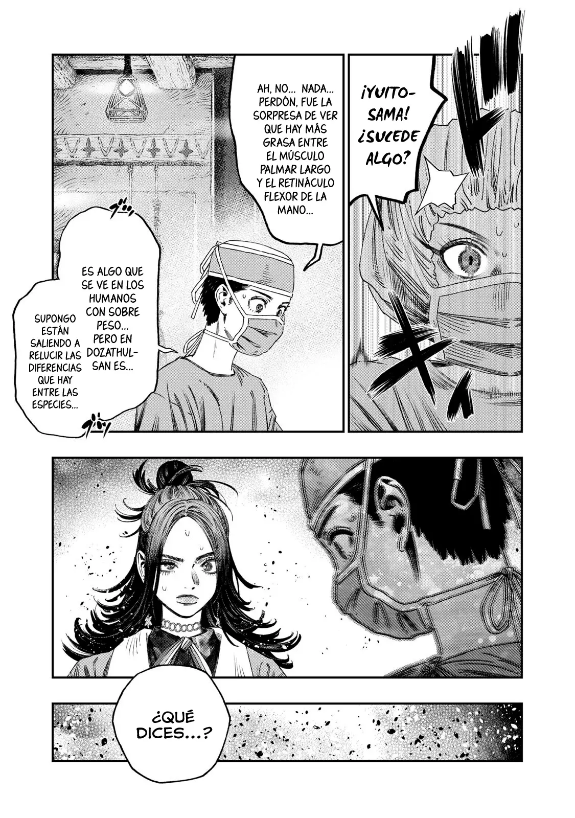 Koudou ni Hattatsu Shita Igaku wa Mahou to Kubetsu ga Tsukanai Capitulo 33: El lamento de dios página 34
