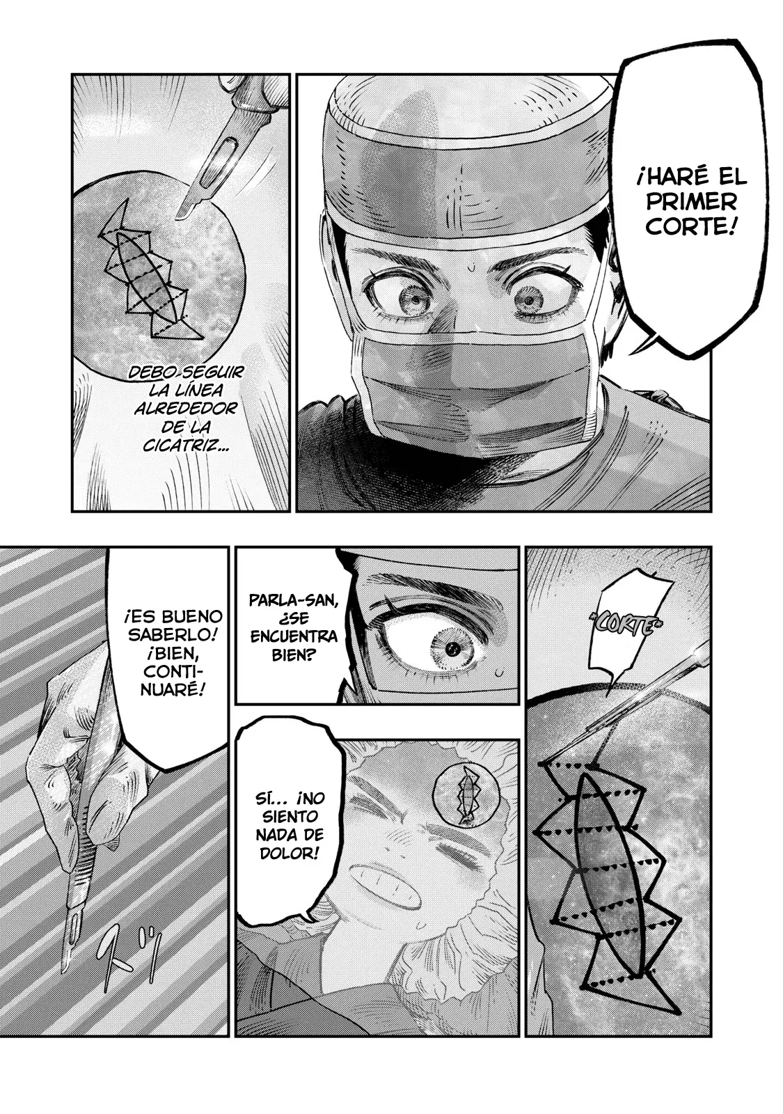 Koudou ni Hattatsu Shita Igaku wa Mahou to Kubetsu ga Tsukanai Capitulo 36: Plastia en W página 14