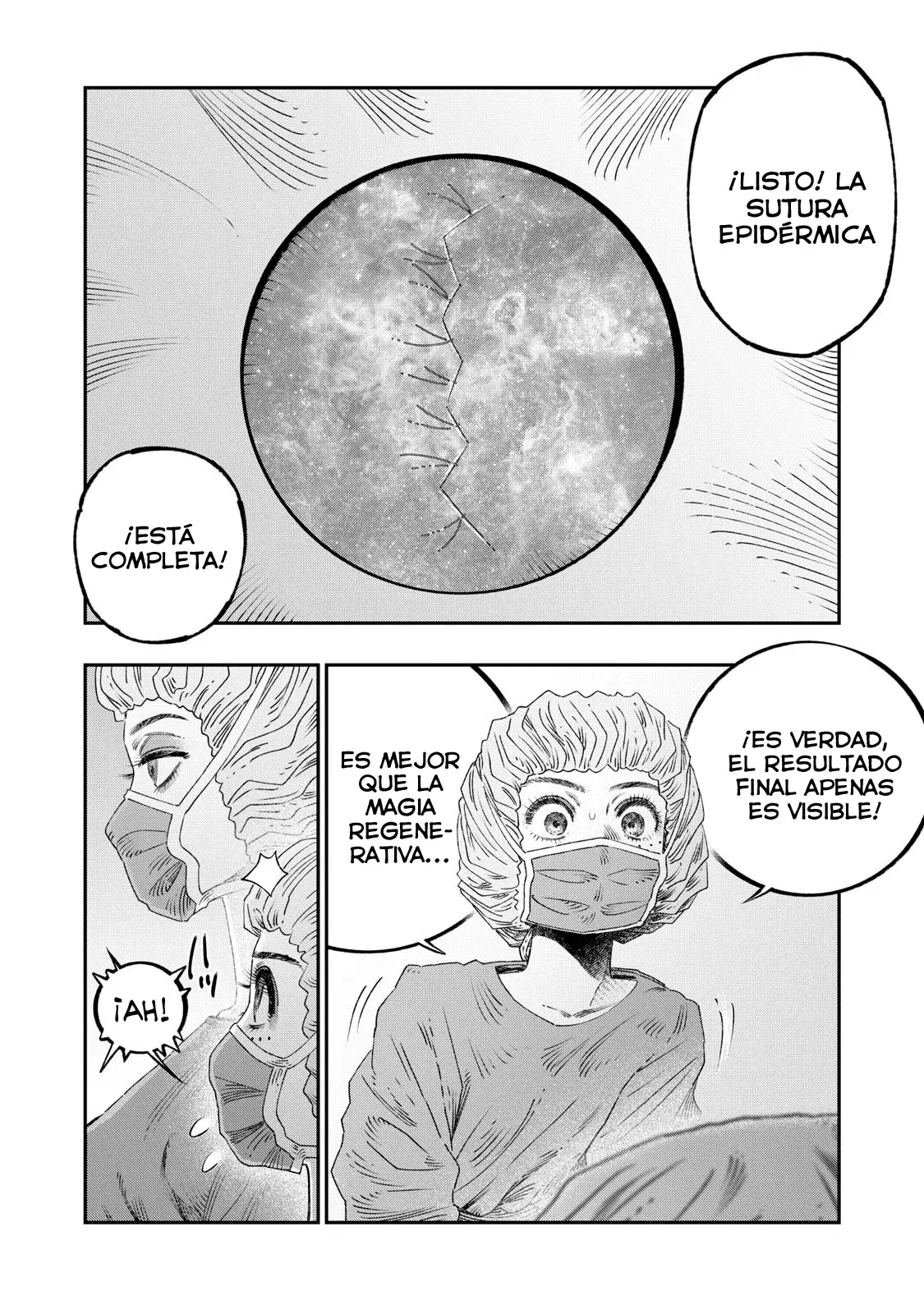 Koudou ni Hattatsu Shita Igaku wa Mahou to Kubetsu ga Tsukanai Capitulo 36: Plastia en W página 29
