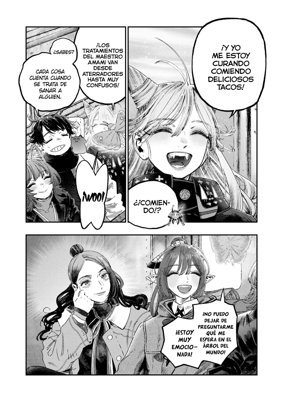 Koudou ni Hattatsu Shita Igaku wa Mahou to Kubetsu ga Tsukanai Capitulo 37: Retorno a casa página 40