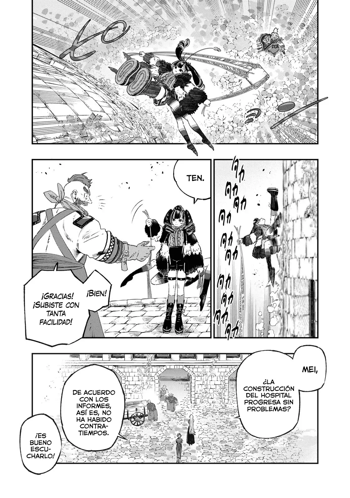 Koudou ni Hattatsu Shita Igaku wa Mahou to Kubetsu ga Tsukanai Capitulo 37: Retorno a casa página 42