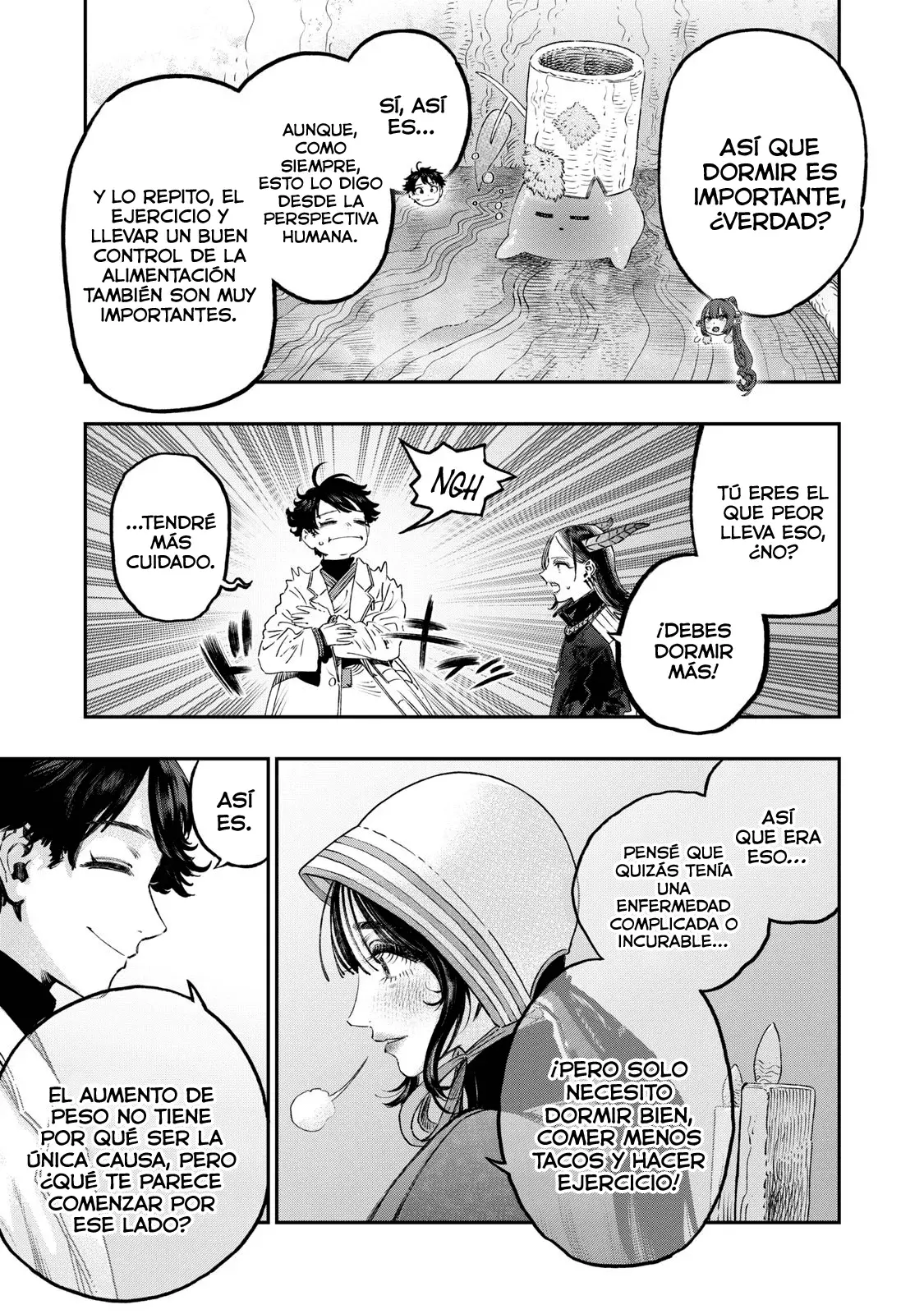 Koudou ni Hattatsu Shita Igaku wa Mahou to Kubetsu ga Tsukanai Capitulo 38: Entrevista médica página 32