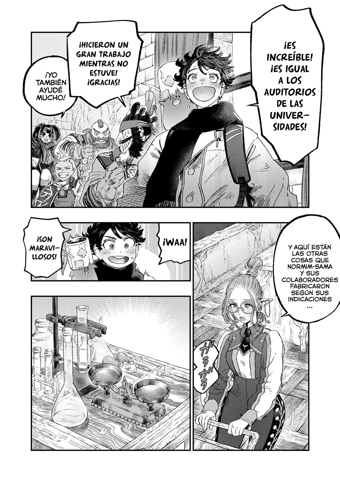 Koudou ni Hattatsu Shita Igaku wa Mahou to Kubetsu ga Tsukanai Capitulo 38: Entrevista médica página 9