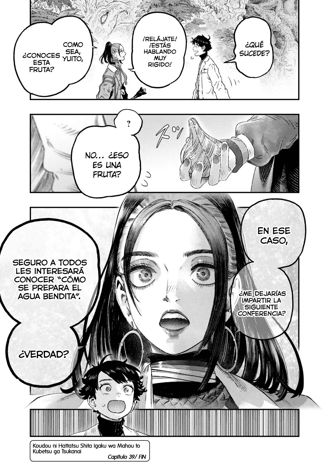 Koudou ni Hattatsu Shita Igaku wa Mahou to Kubetsu ga Tsukanai Capitulo 39: Conferencia abierta página 46