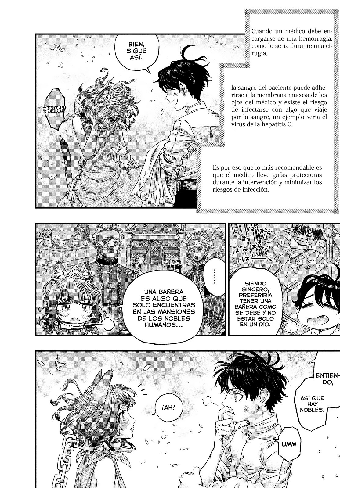 Koudou ni Hattatsu Shita Igaku wa Mahou to Kubetsu ga Tsukanai Capitulo 4: Mund Therapie = Tratamiento oral página 4