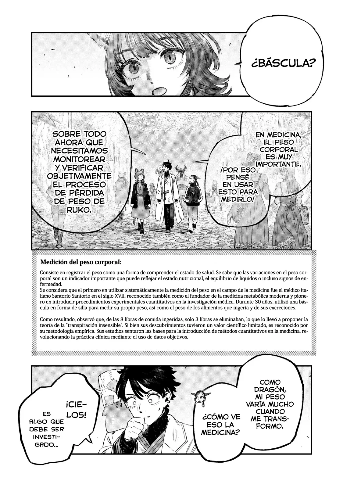 Koudou ni Hattatsu Shita Igaku wa Mahou to Kubetsu ga Tsukanai Capitulo 40: Medidas de peso página 19