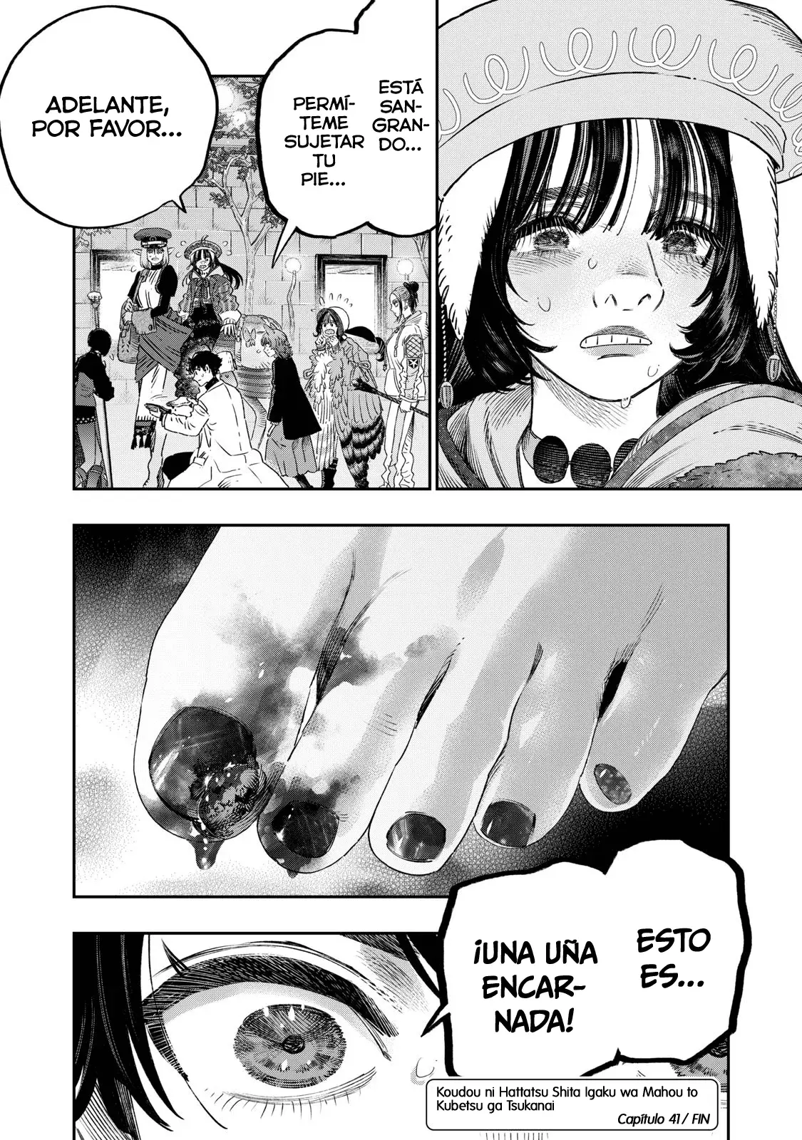 Koudou ni Hattatsu Shita Igaku wa Mahou to Kubetsu ga Tsukanai Capitulo 41: Anestesia Local página 41