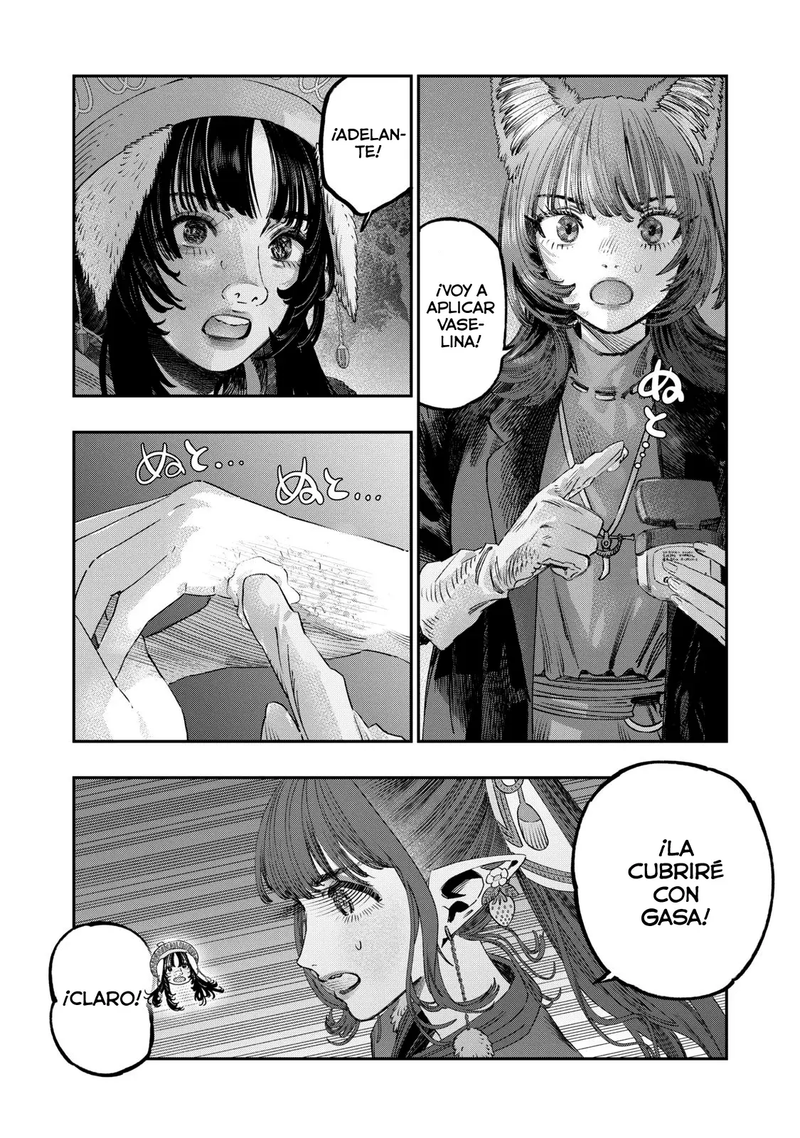 Koudou ni Hattatsu Shita Igaku wa Mahou to Kubetsu ga Tsukanai Capitulo 44: Abrasión (Raspadura) página 34