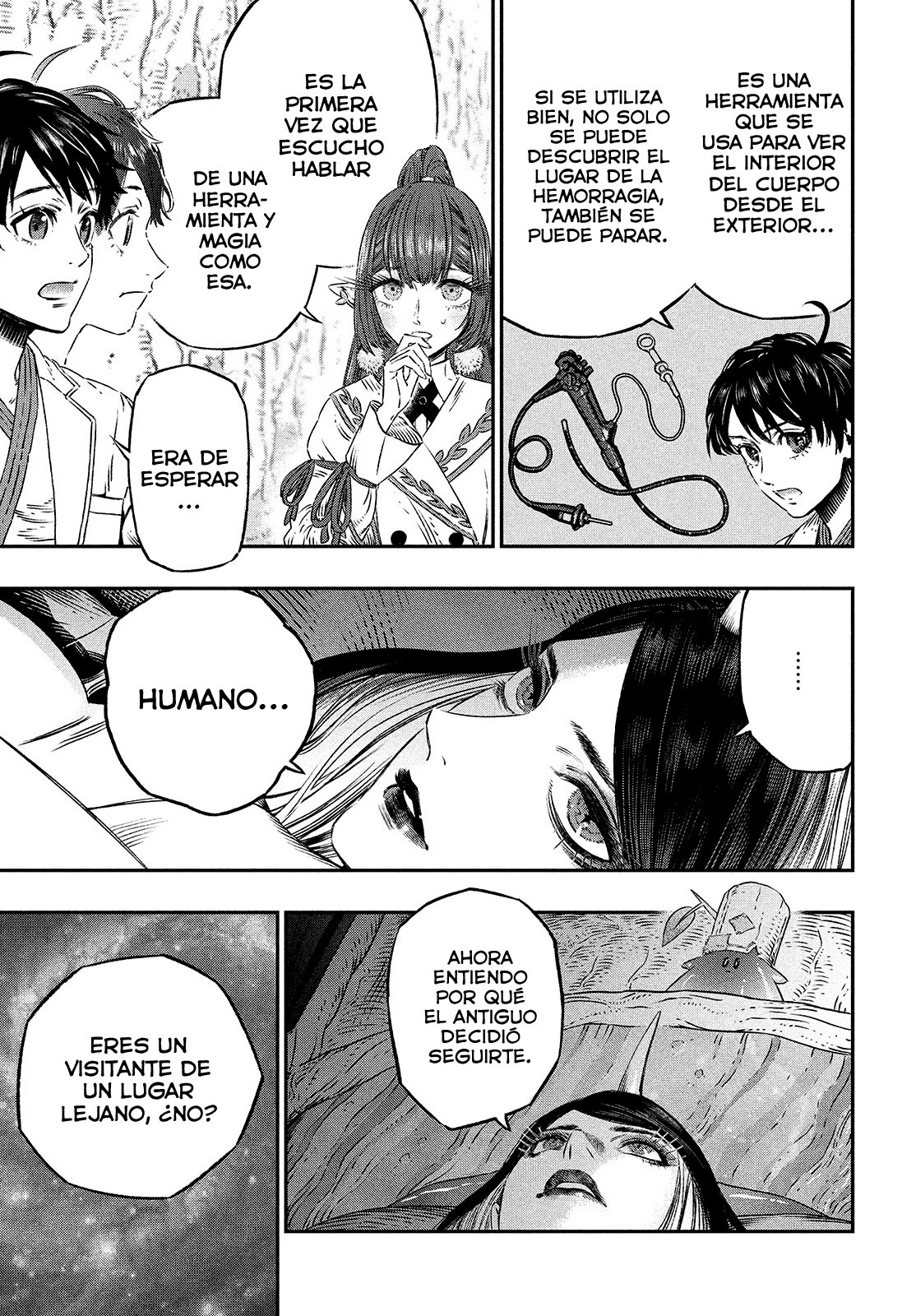 Koudou ni Hattatsu Shita Igaku wa Mahou to Kubetsu ga Tsukanai Capitulo 6: Adherencia = Seguimiento del paciente página 42