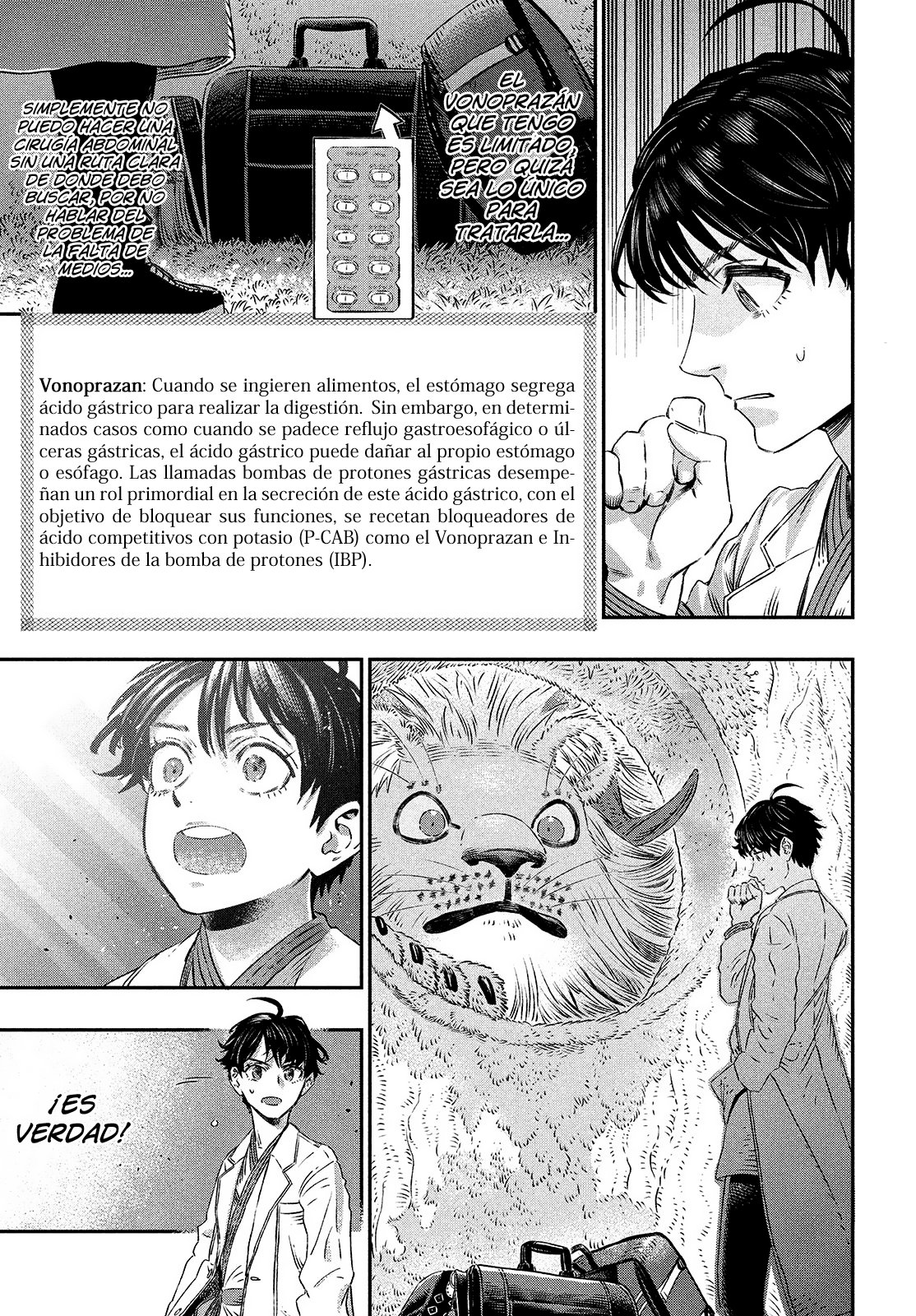 Koudou ni Hattatsu Shita Igaku wa Mahou to Kubetsu ga Tsukanai Capitulo 6: Adherencia = Seguimiento del paciente página 46
