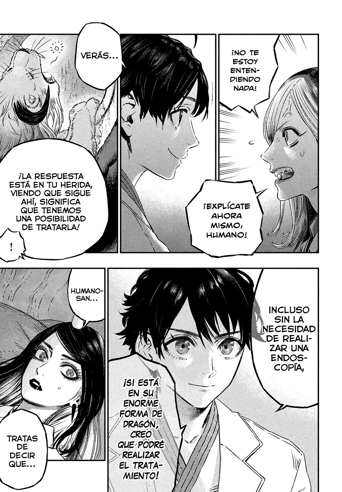 Koudou ni Hattatsu Shita Igaku wa Mahou to Kubetsu ga Tsukanai Capitulo 7: Endoscopía página 4