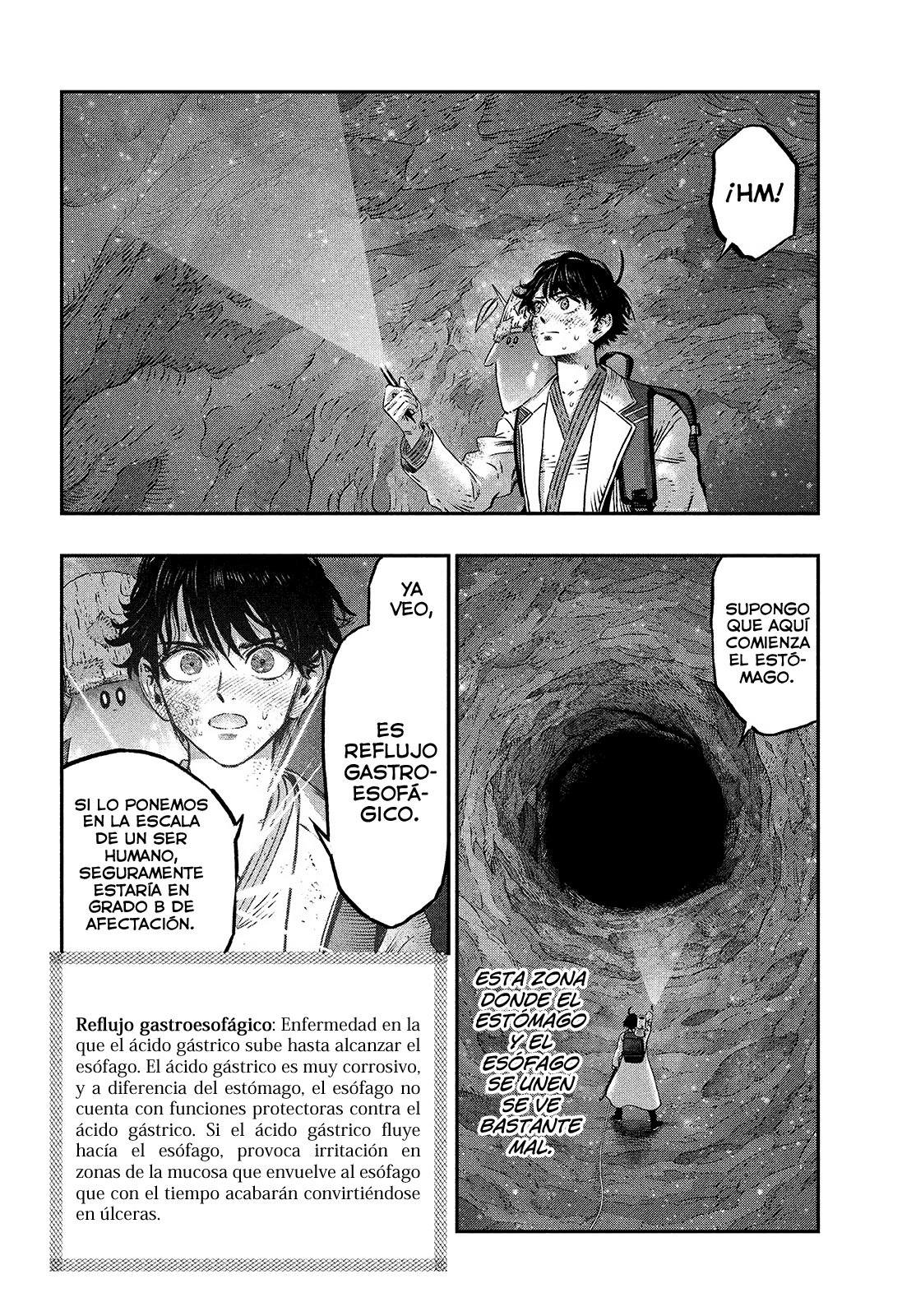 Koudou ni Hattatsu Shita Igaku wa Mahou to Kubetsu ga Tsukanai Capitulo 7: Endoscopía página 43