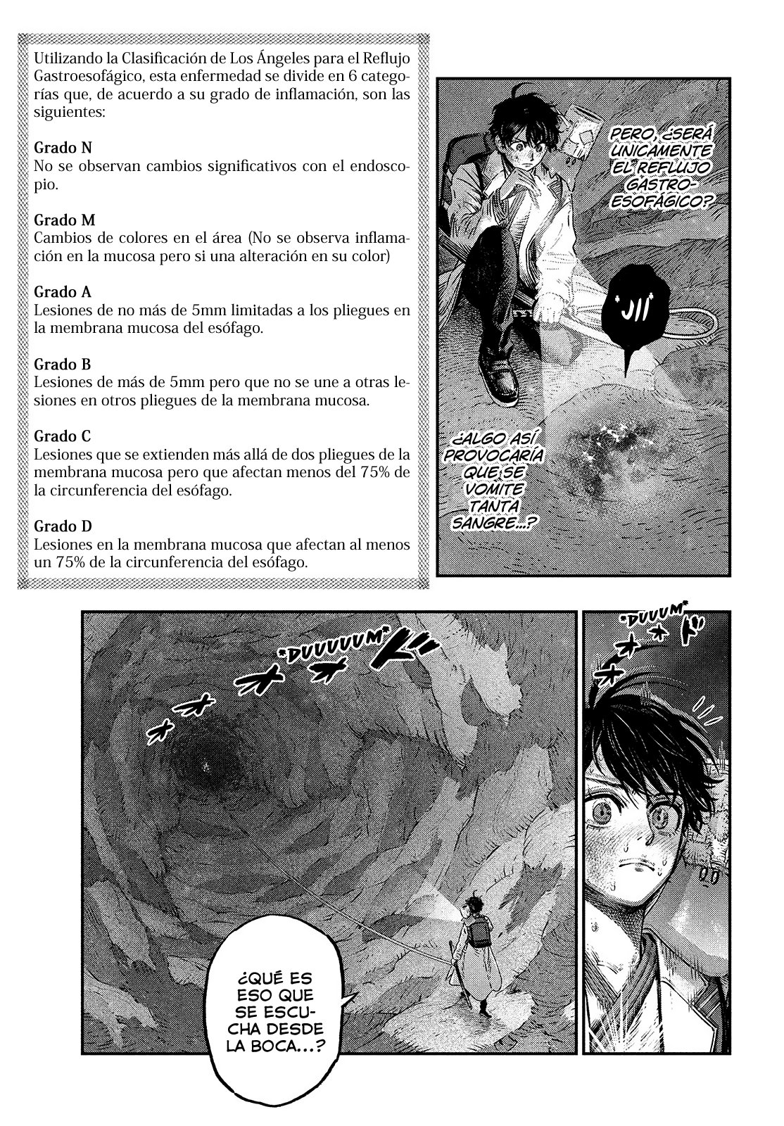Koudou ni Hattatsu Shita Igaku wa Mahou to Kubetsu ga Tsukanai Capitulo 7: Endoscopía página 44
