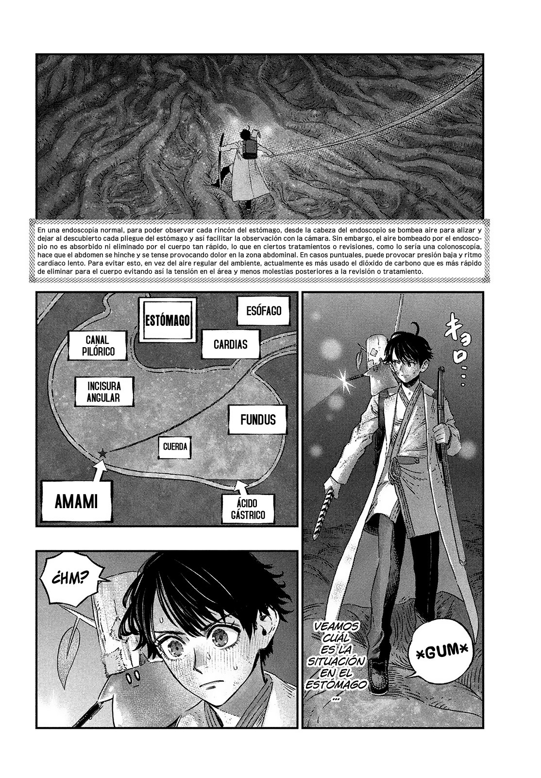Koudou ni Hattatsu Shita Igaku wa Mahou to Kubetsu ga Tsukanai Capitulo 8: EMR = Tratamiento endoscópico página 15