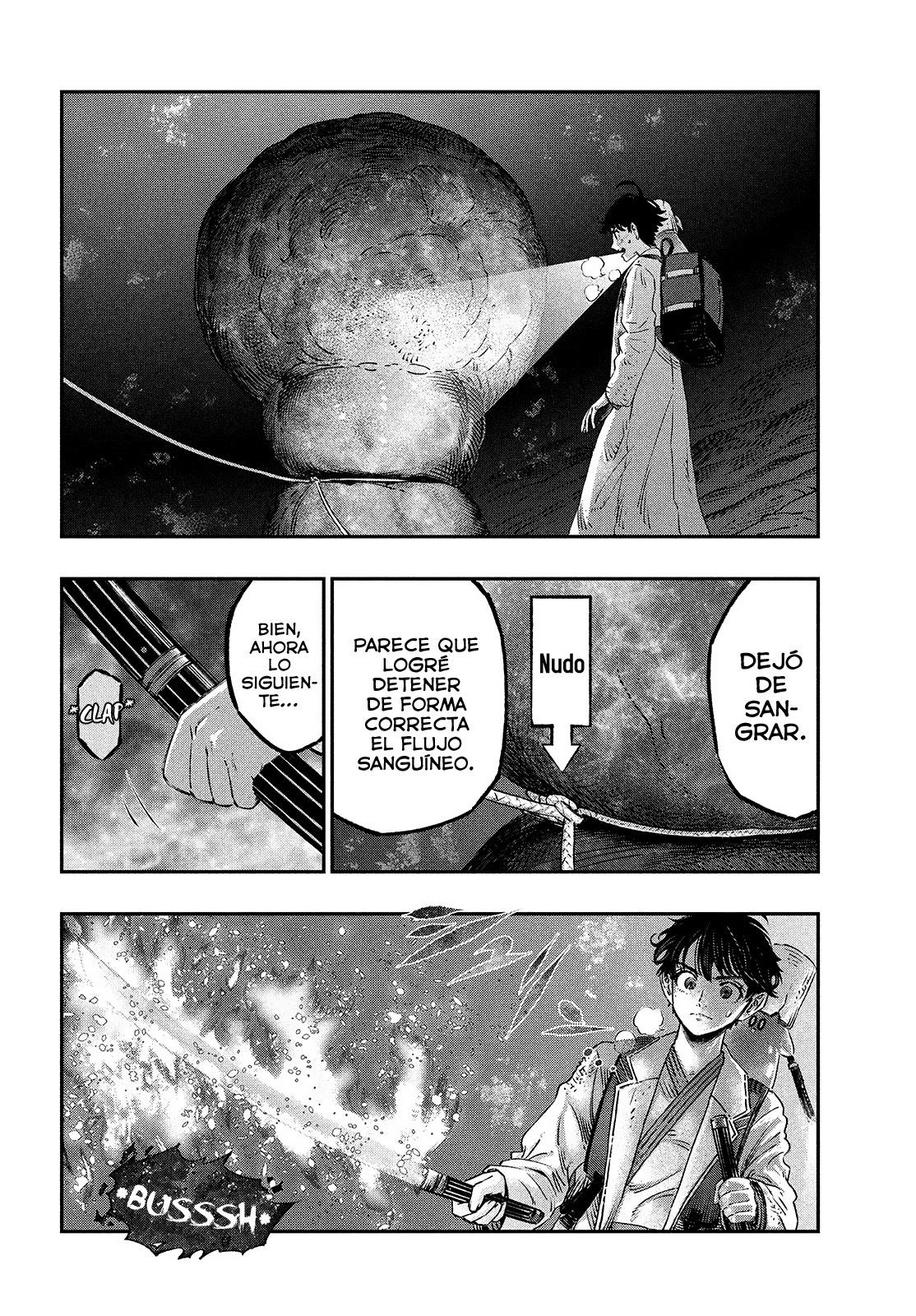 Koudou ni Hattatsu Shita Igaku wa Mahou to Kubetsu ga Tsukanai Capitulo 8: EMR = Tratamiento endoscópico página 37