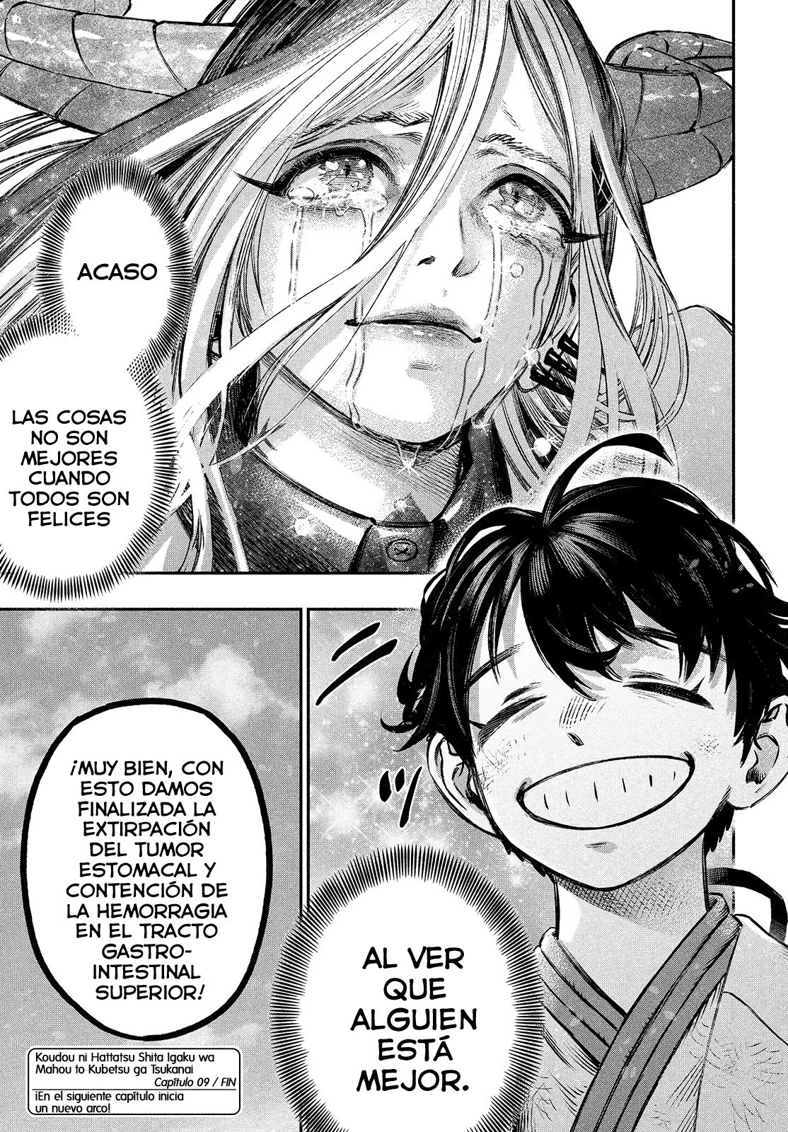 Koudou ni Hattatsu Shita Igaku wa Mahou to Kubetsu ga Tsukanai Capitulo 9: Respiración Artificial página 43