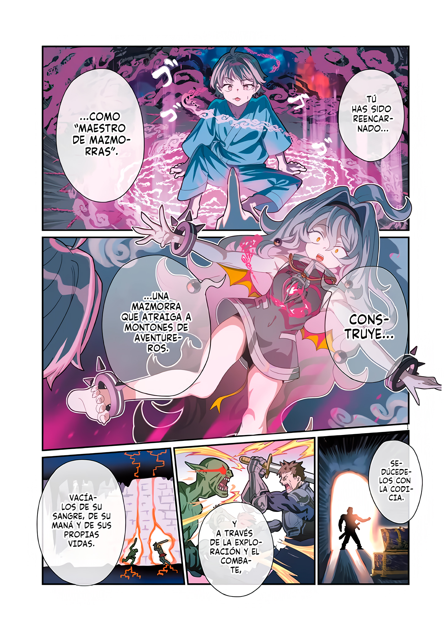 Isekai Tensei Dungeon Master: Onsen Dungeon o Tsukuru Capitulo 1 página 2