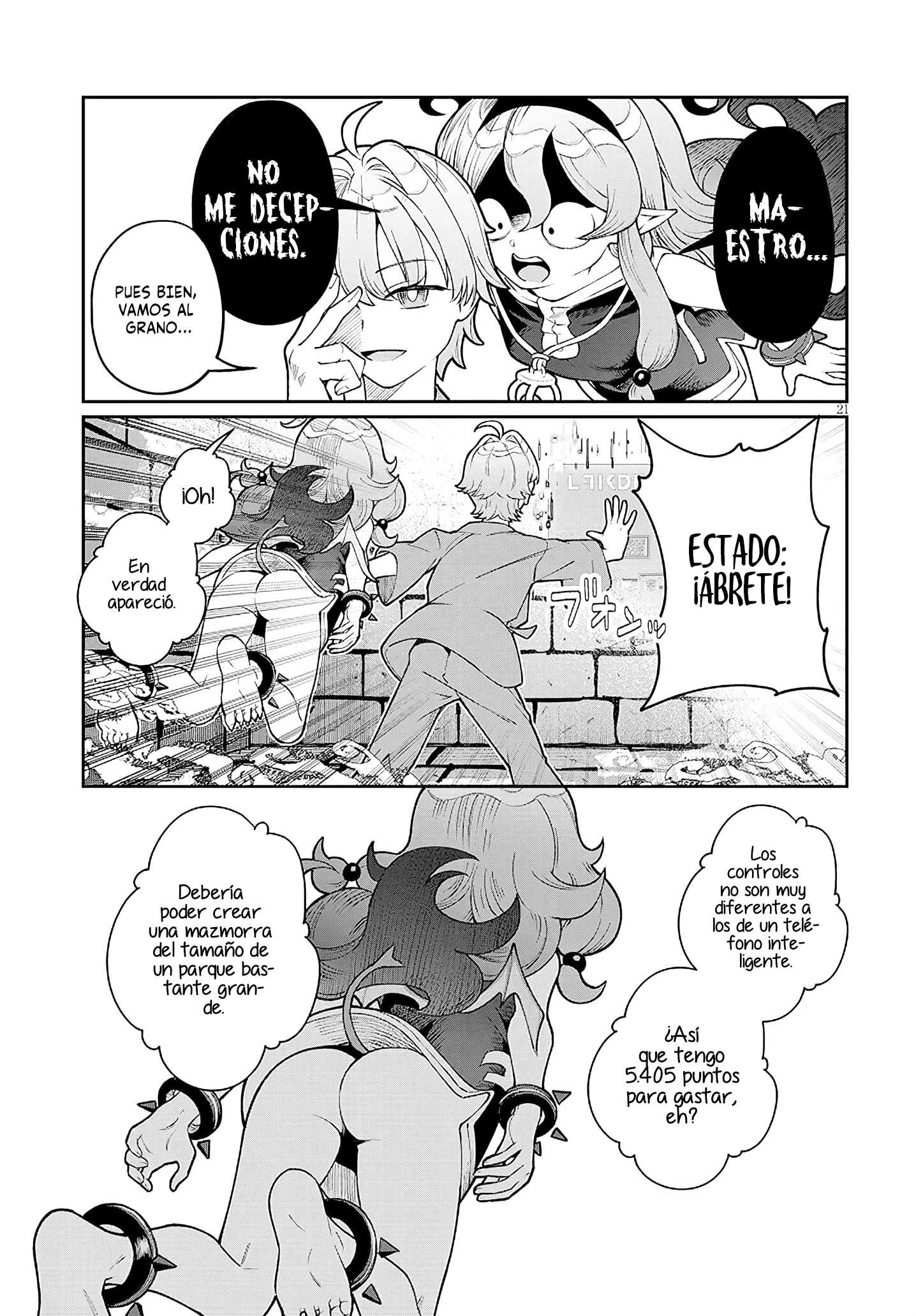 Isekai Tensei Dungeon Master: Onsen Dungeon o Tsukuru Capitulo 1 página 21