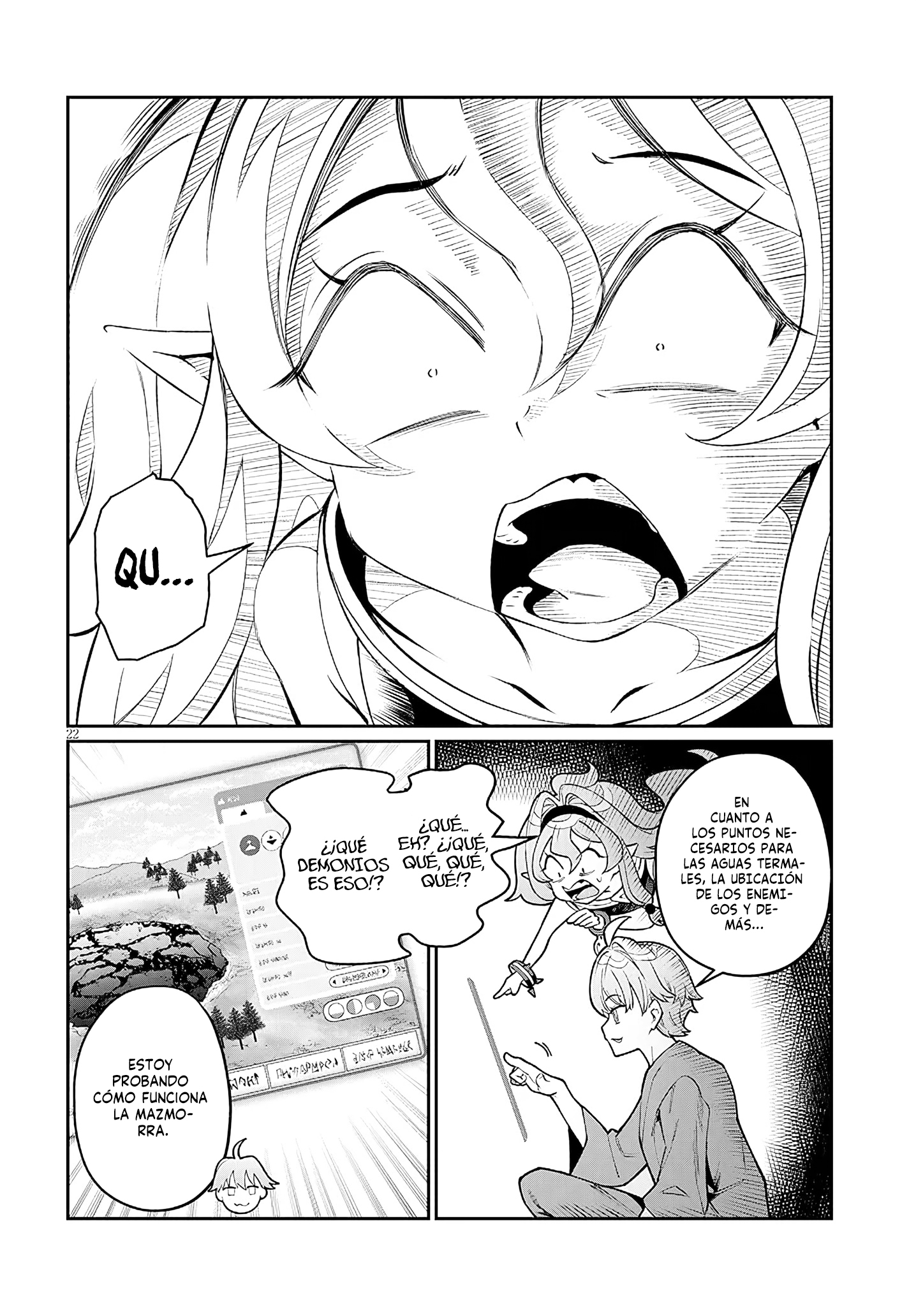 Isekai Tensei Dungeon Master: Onsen Dungeon o Tsukuru Capitulo 1 página 22
