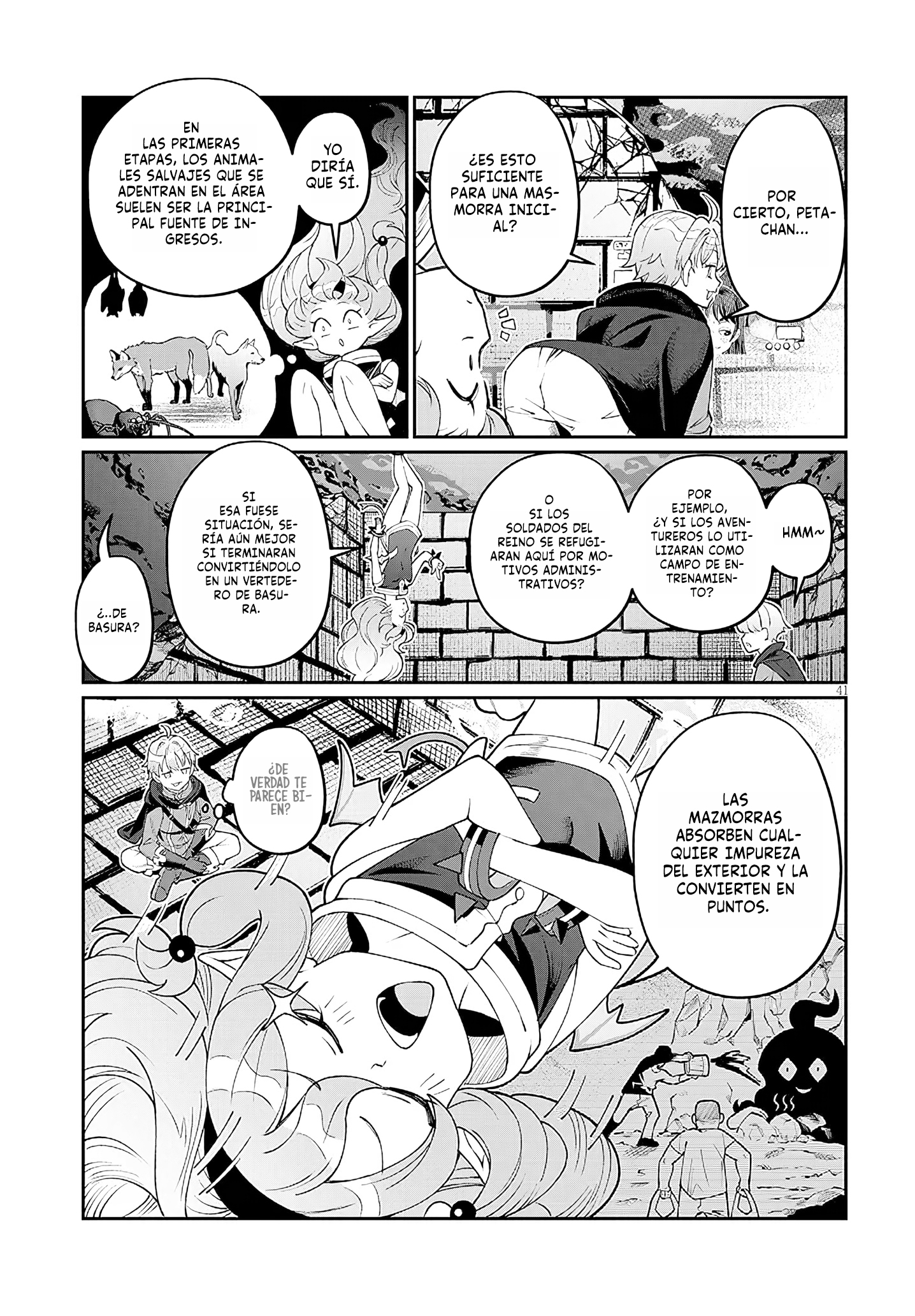 Isekai Tensei Dungeon Master: Onsen Dungeon o Tsukuru Capitulo 1 página 41