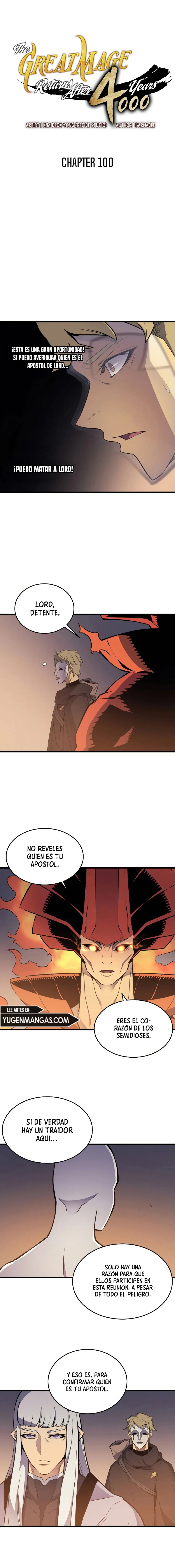 El Gran Mago Retorno Despues De 4000 Años Capitulo 100 página 3