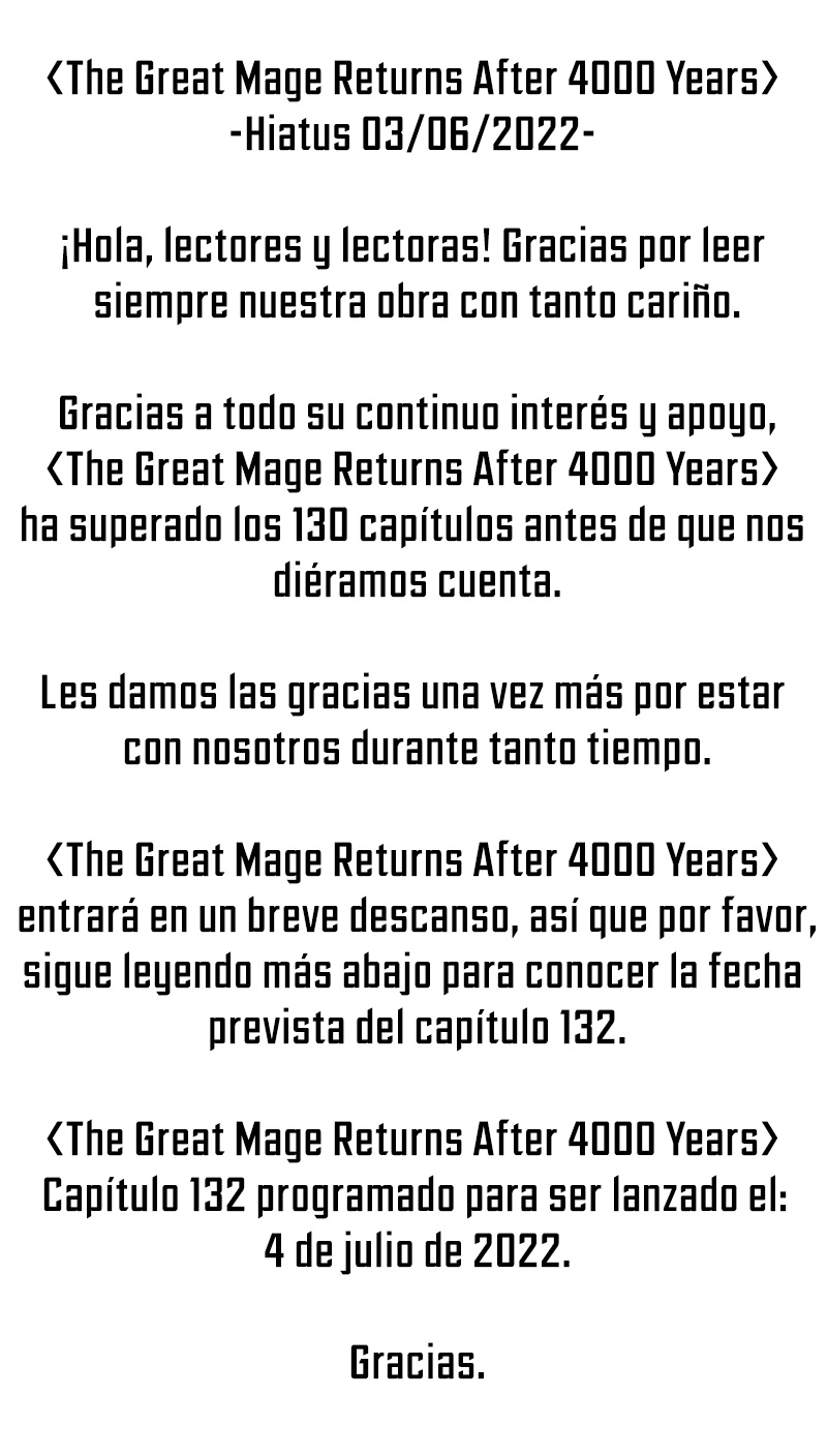 El Gran Mago Retorno Despues De 4000 Años Capitulo 131.5 página 2