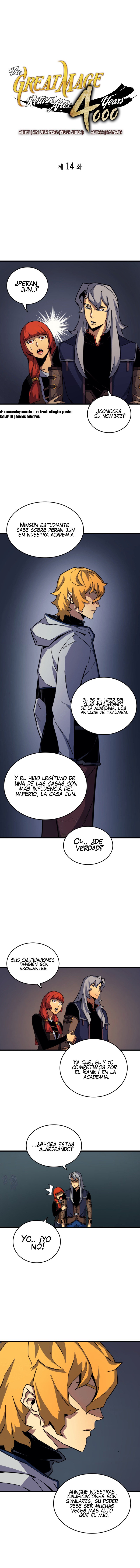 El Gran Mago Retorno Despues De 4000 Años Capitulo 14 página 2