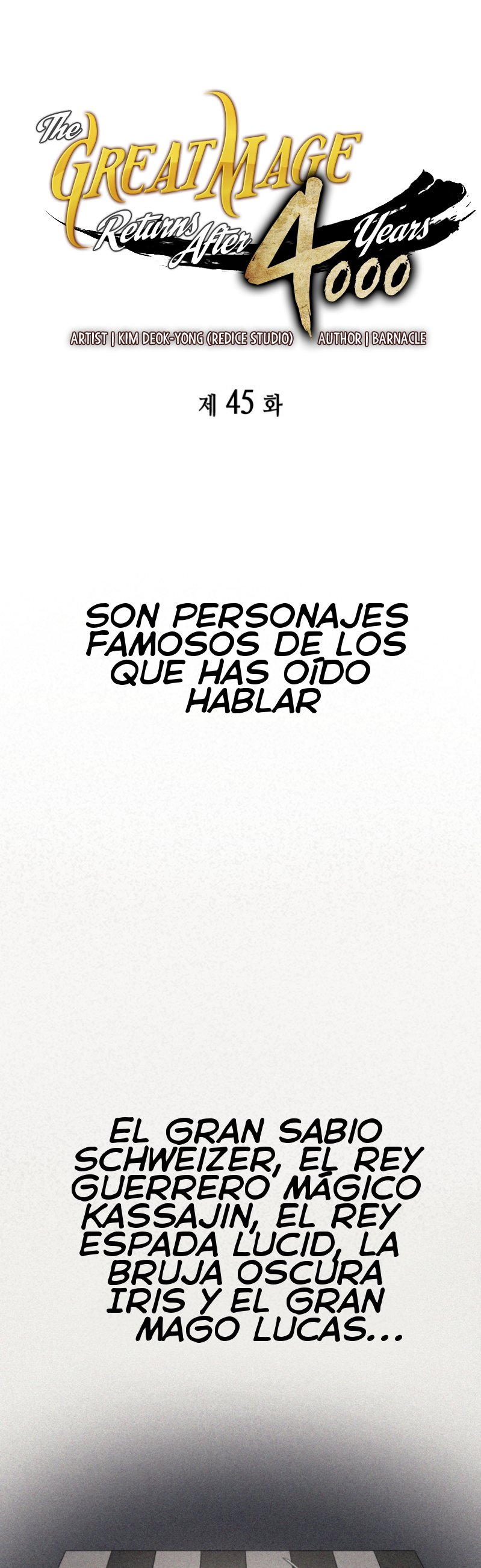 El Gran Mago Retorno Despues De 4000 Años Capitulo 45 página 2