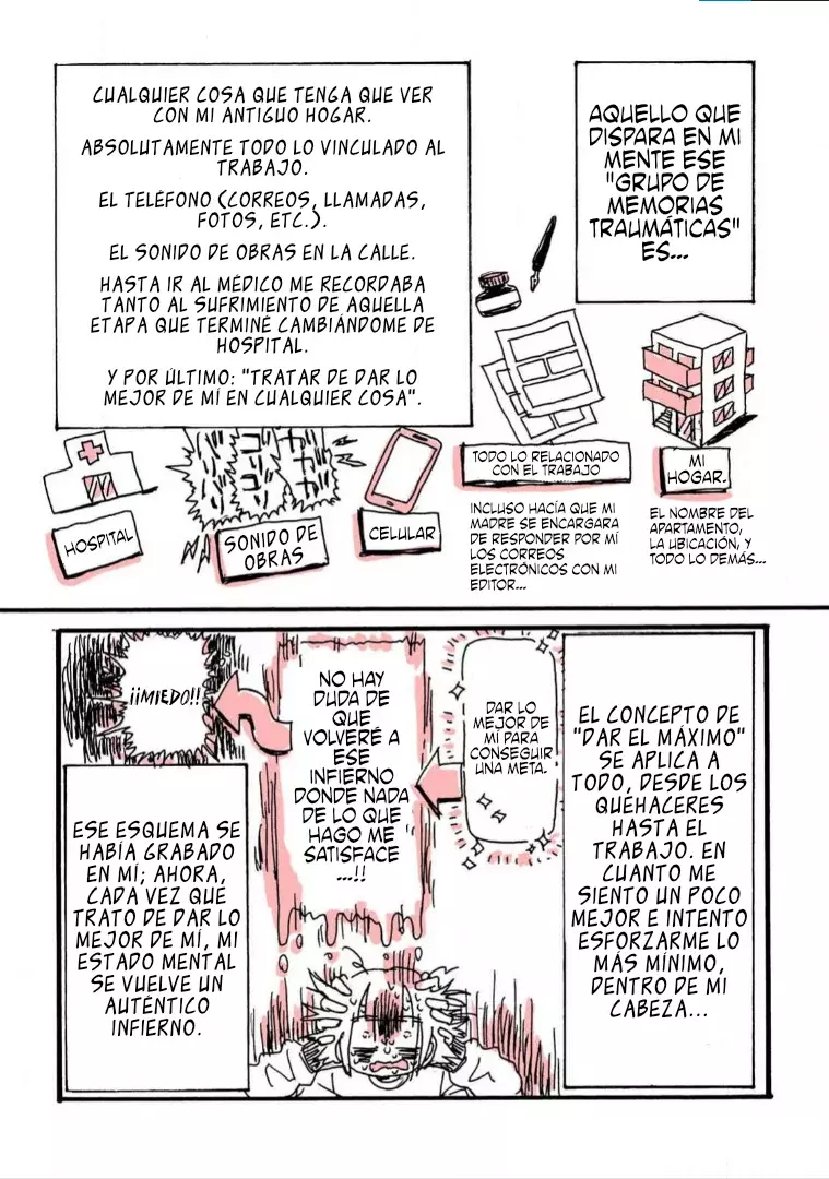 Reporte de cómo escapé del infierno de esforzarme demasiado Capitulo 2: reconsiderando la forma de lidiar con el hecho de "esforzarse" página 7