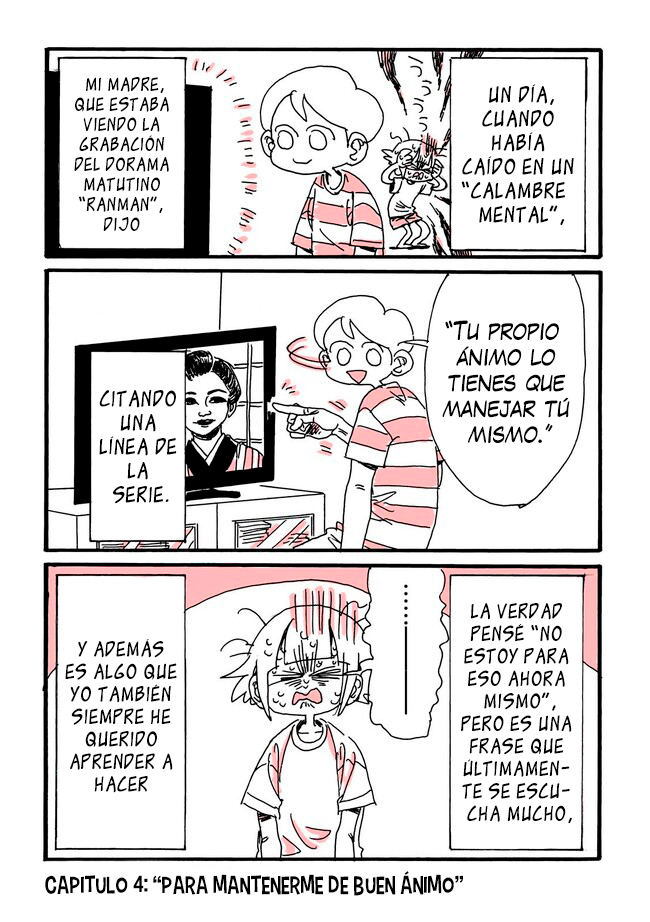 Reporte de cómo escapé del infierno de esforzarme demasiado Capitulo 4 página 3
