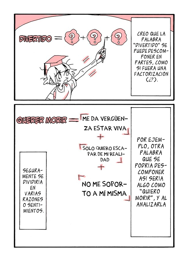 Reporte de cómo escapé del infierno de esforzarme demasiado Capitulo 4 página 8