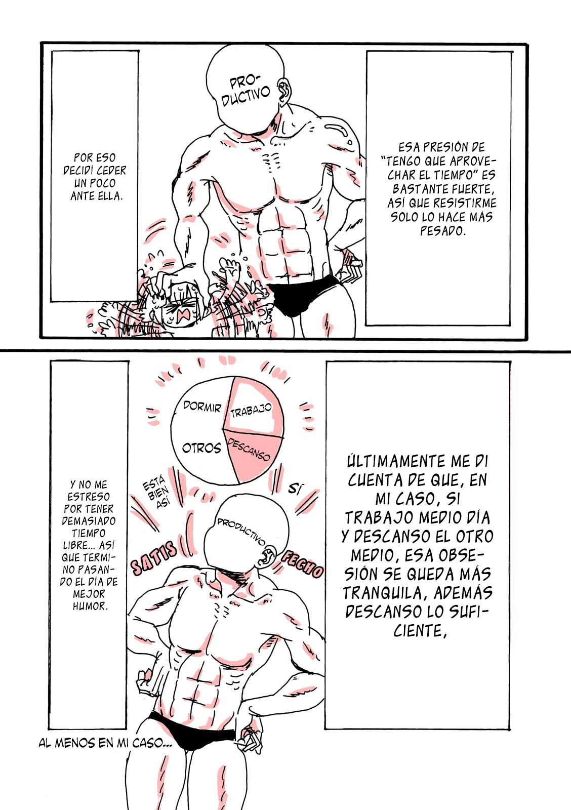 Reporte de cómo escapé del infierno de esforzarme demasiado Capitulo 5 página 9