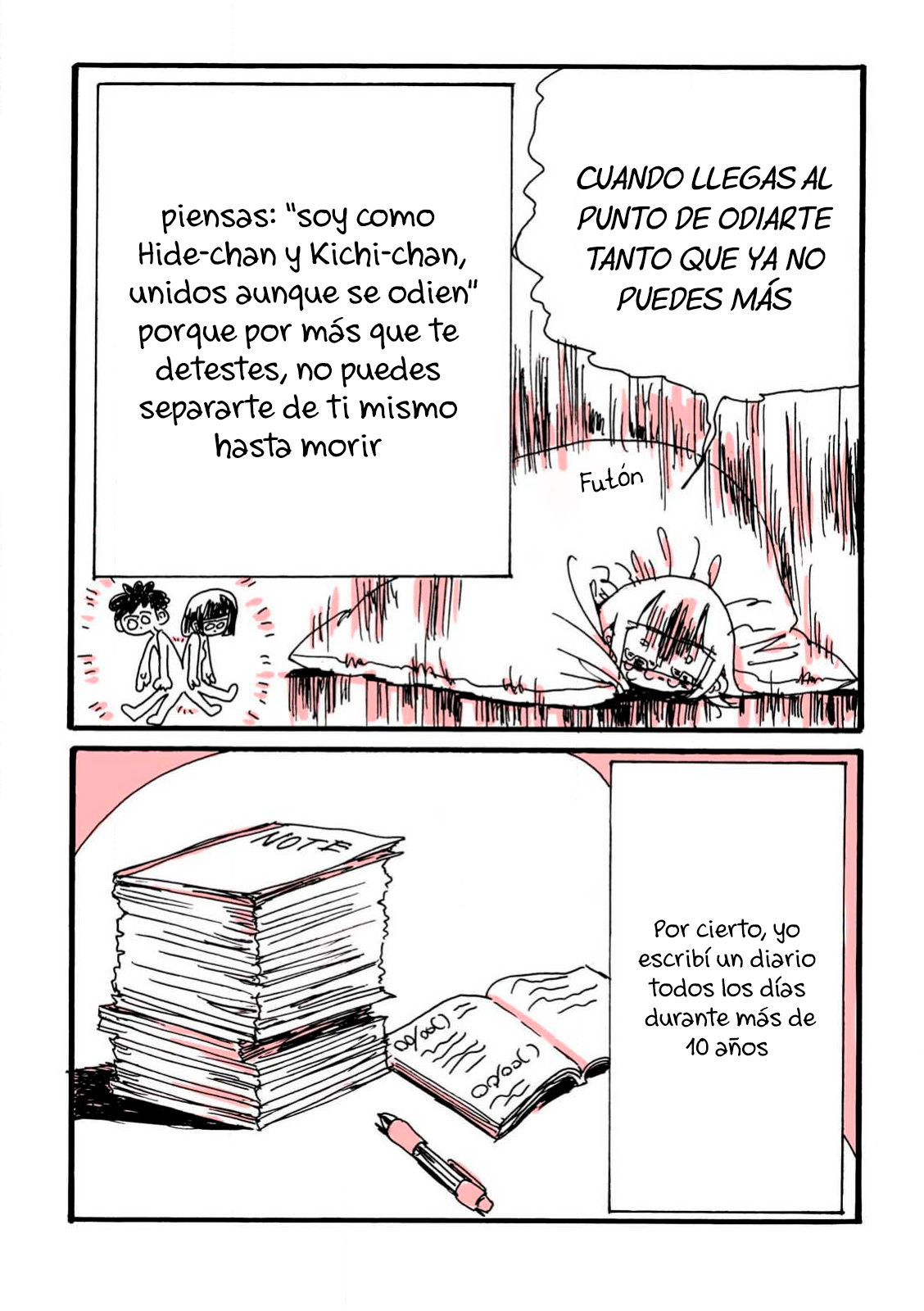 Reporte de cómo escapé del infierno de esforzarme demasiado Capitulo 7 página 4