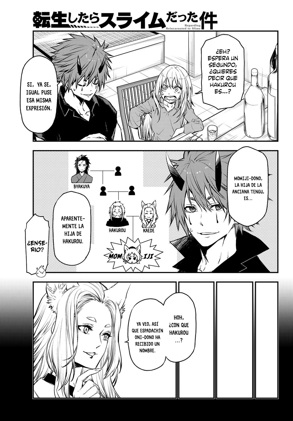Aquella vez que me convertí en Slime Capitulo 105: El encuentro íntimo con los Tengu página 13