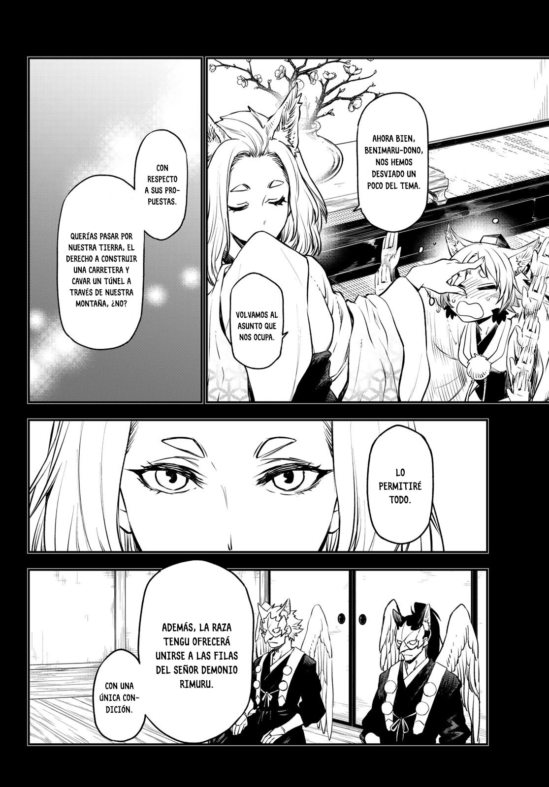 Aquella vez que me convertí en Slime Capitulo 105: El encuentro íntimo con los Tengu página 16