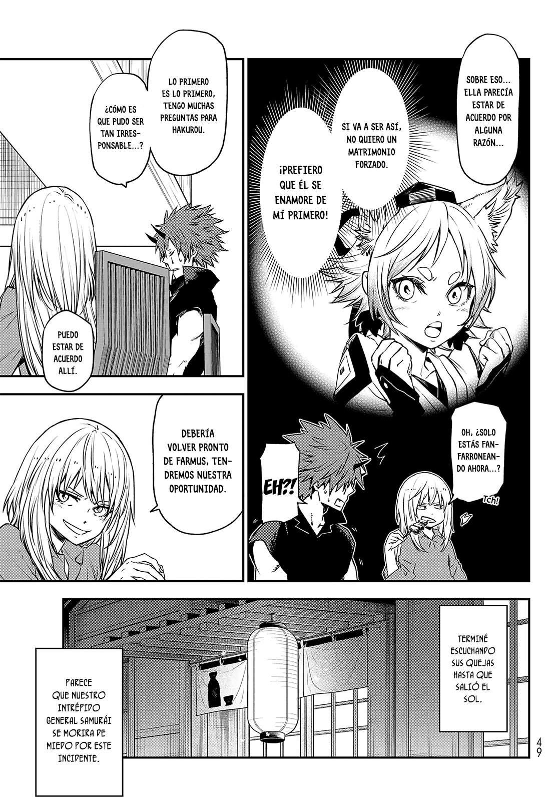 Aquella vez que me convertí en Slime Capitulo 105: El encuentro íntimo con los Tengu página 20