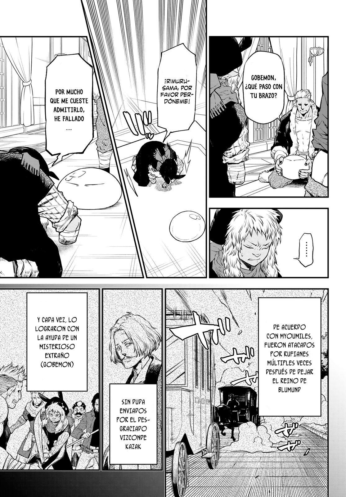 Aquella vez que me convertí en Slime Capitulo 105: El encuentro íntimo con los Tengu página 28