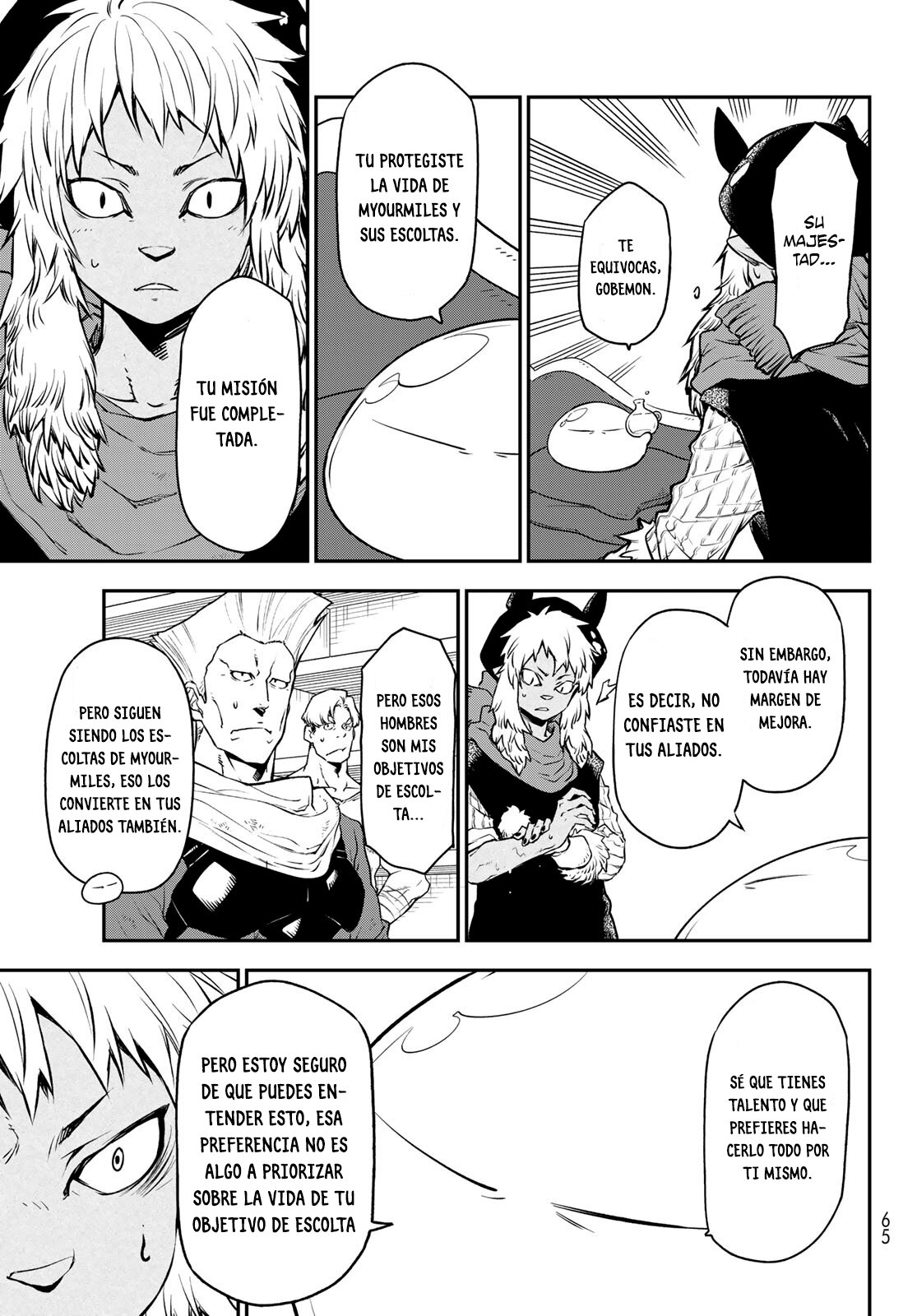 Aquella vez que me convertí en Slime Capitulo 105: El encuentro íntimo con los Tengu página 36