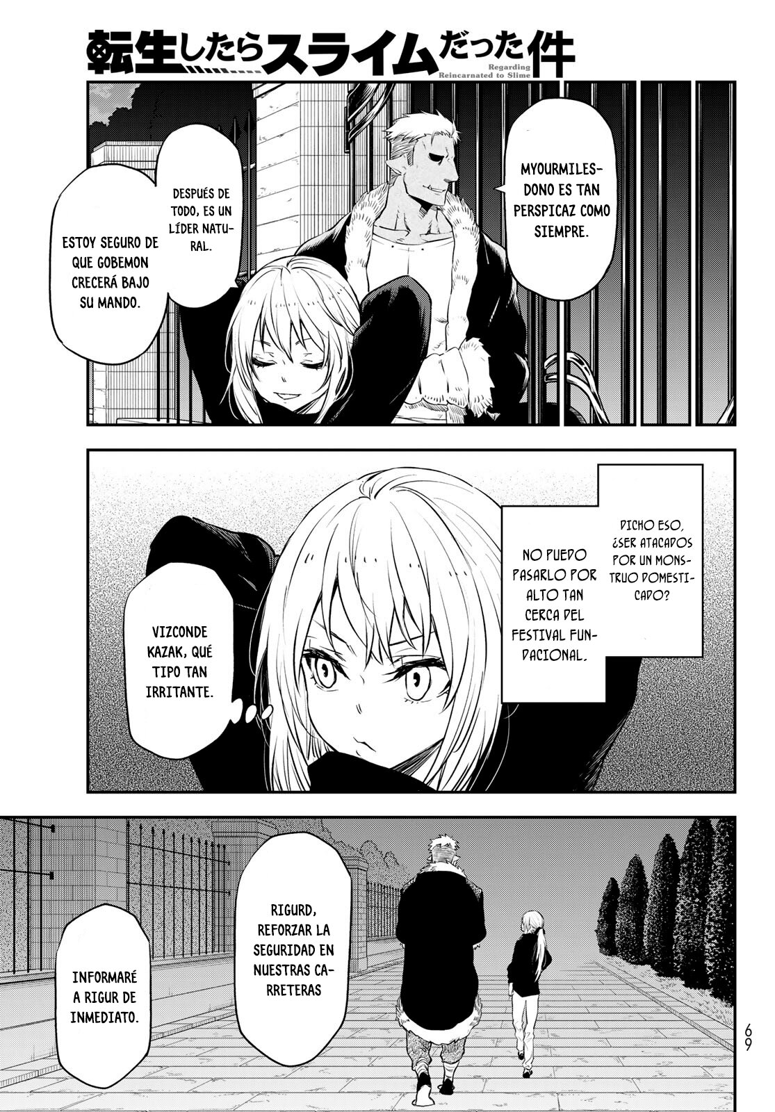 Aquella vez que me convertí en Slime Capitulo 105: El encuentro íntimo con los Tengu página 40