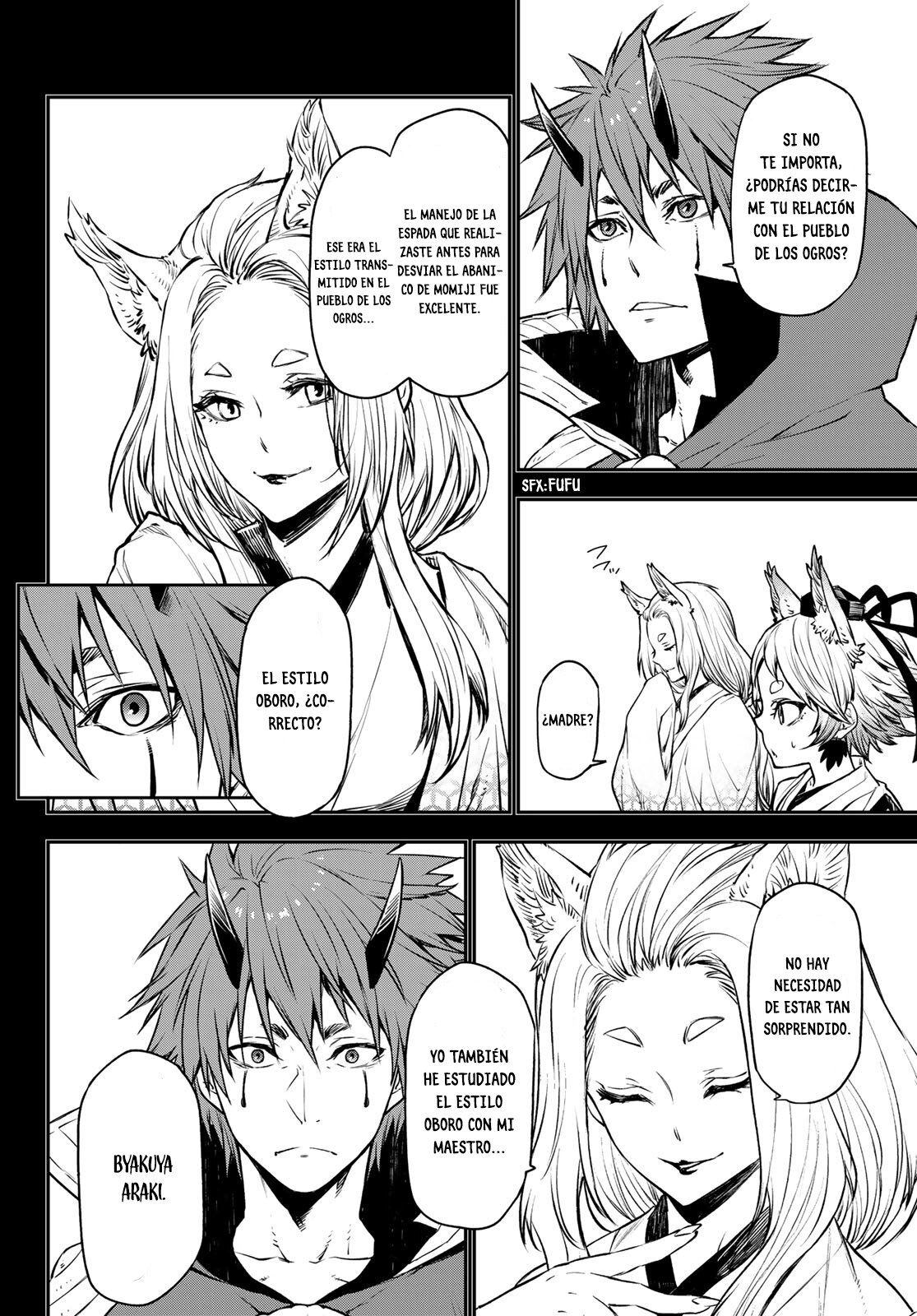 Aquella vez que me convertí en Slime Capitulo 105: El encuentro íntimo con los Tengu página 8