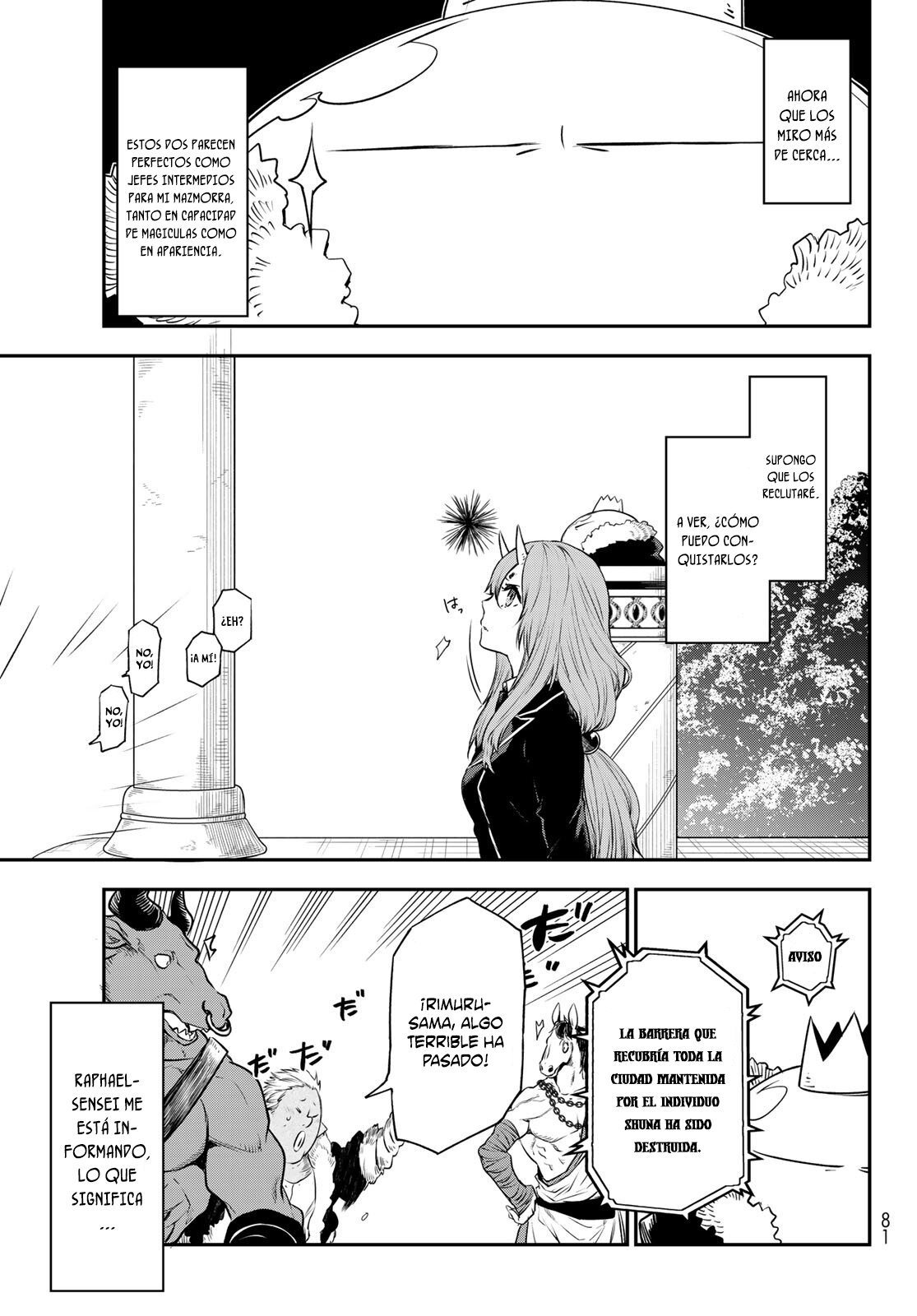 Aquella vez que me convertí en Slime Capitulo 106: Ceremonia de Bienvenida página 10