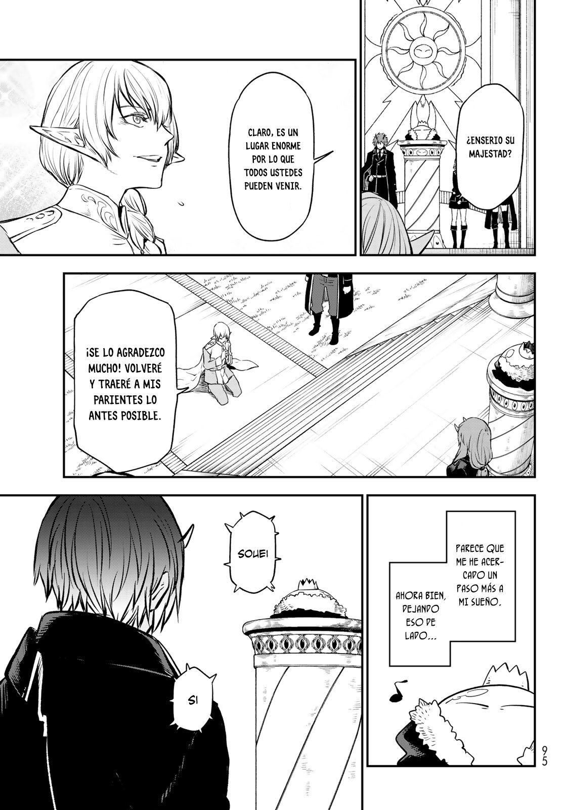 Aquella vez que me convertí en Slime Capitulo 106: Ceremonia de Bienvenida página 24