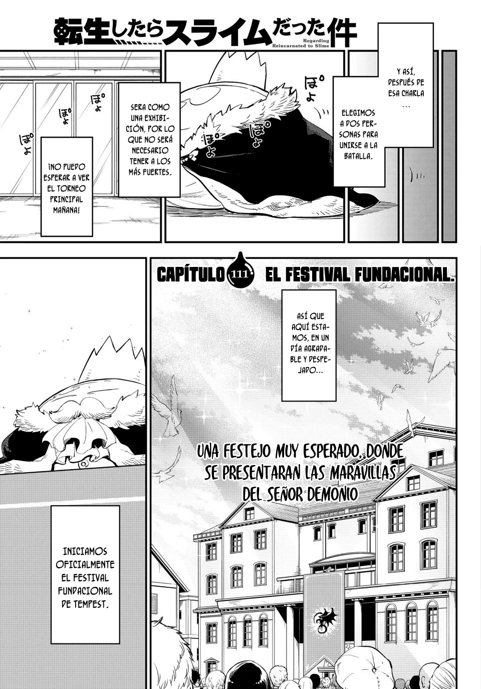 Aquella vez que me convertí en Slime Capitulo 111: El Festival de la Fundación página 8