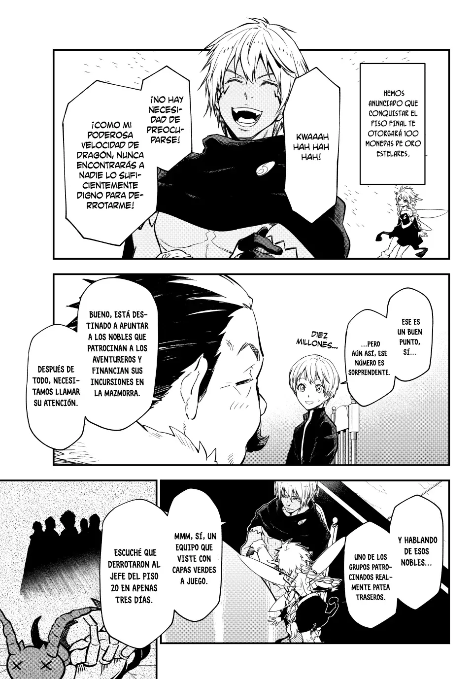 Aquella vez que me convertí en Slime Capitulo 119: Un Dinámico Negocio Laberíntico página 22